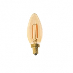 Filament bulb C35 - amber